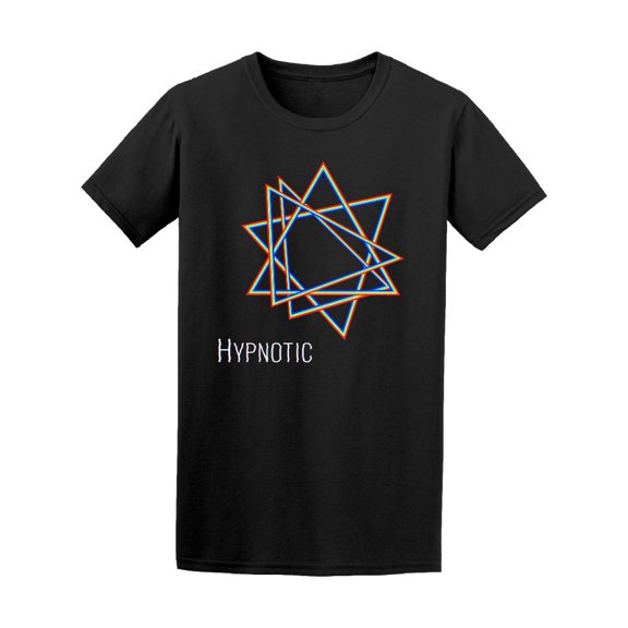 Colorful Figure Hypnotic T-Shirt Men -Image by Shutterstock, Male 4X-Large