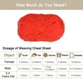thumbnail image 4 of Uxcell Velvet Yarn Blanket Yarn 100g/3.5oz Polyester Soft Knitting Chenille Yarn Bright Red, 4 of 7