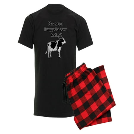

CafePress - Have You Hugged A Cow Today - Men s Dark Pajamas