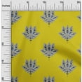 thumbnail image 1 of oneOone Polyester Lycra Fabric Floral Block Printed Craft Fabric BTY 56 Inch Wide, 1 of 4