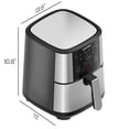 thumbnail image 3 of Freidora de Aire Digital ExacTemp de 5 Qt. con Sonda de Temperatura - Acero Inoxidable, Nueva, 3 of 5