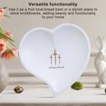 thumbnail image 3 of Play Bowl Heart Wood Oray Cross Mase para Mesa Noche (nuevo) Blanco, 3 of 9