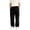 Black@GC@, variant on CONROSES Kids Boys Casual Pants Wide Leg Baggy Pant for Child Solid Elastic Waist Cozy Fall Winter Jogger Trousers with Pockets