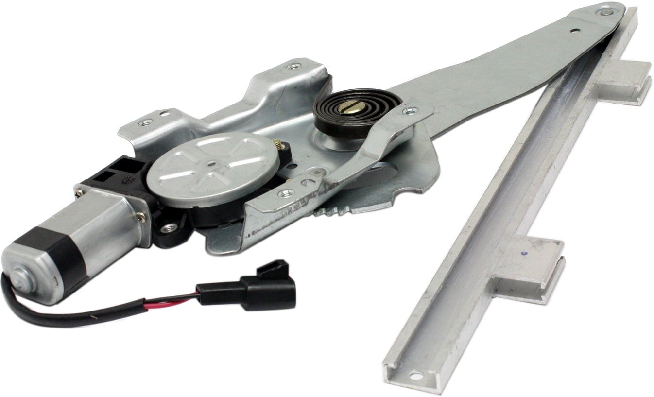 Window Regulator For 1996-2002 Saturn SL2 SL1 Rear, Left Driver Power With Motor