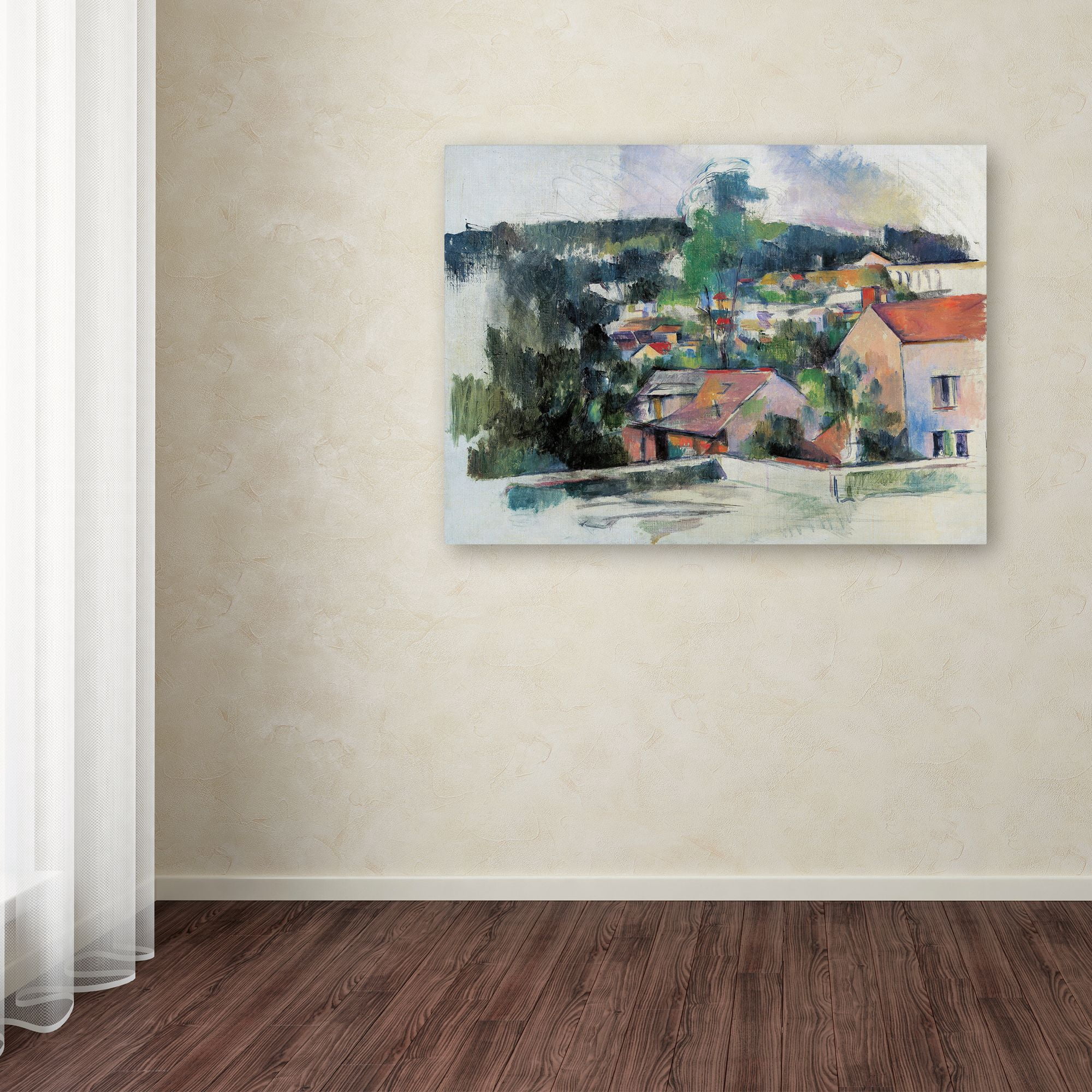 Trademark Fine Art 'Landscape' Canvas Art by Cezanne