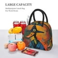 thumbnail image 5 of Pofeuu Abstract Funny Duck Print Lunch Bag for Adult Insulated Lunch Box,Leakproof Cooler Food Lunch Containers Reusable High Capacity Lunch Tote Bags-One Size, 5 of 6