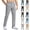 Gray, variant on Zimjoy Men's Regular Fit Golf Pants Flat Front Casual Dress Pants Stretch Lightweight Comfy Trousers with 3 Pockets, Gray L