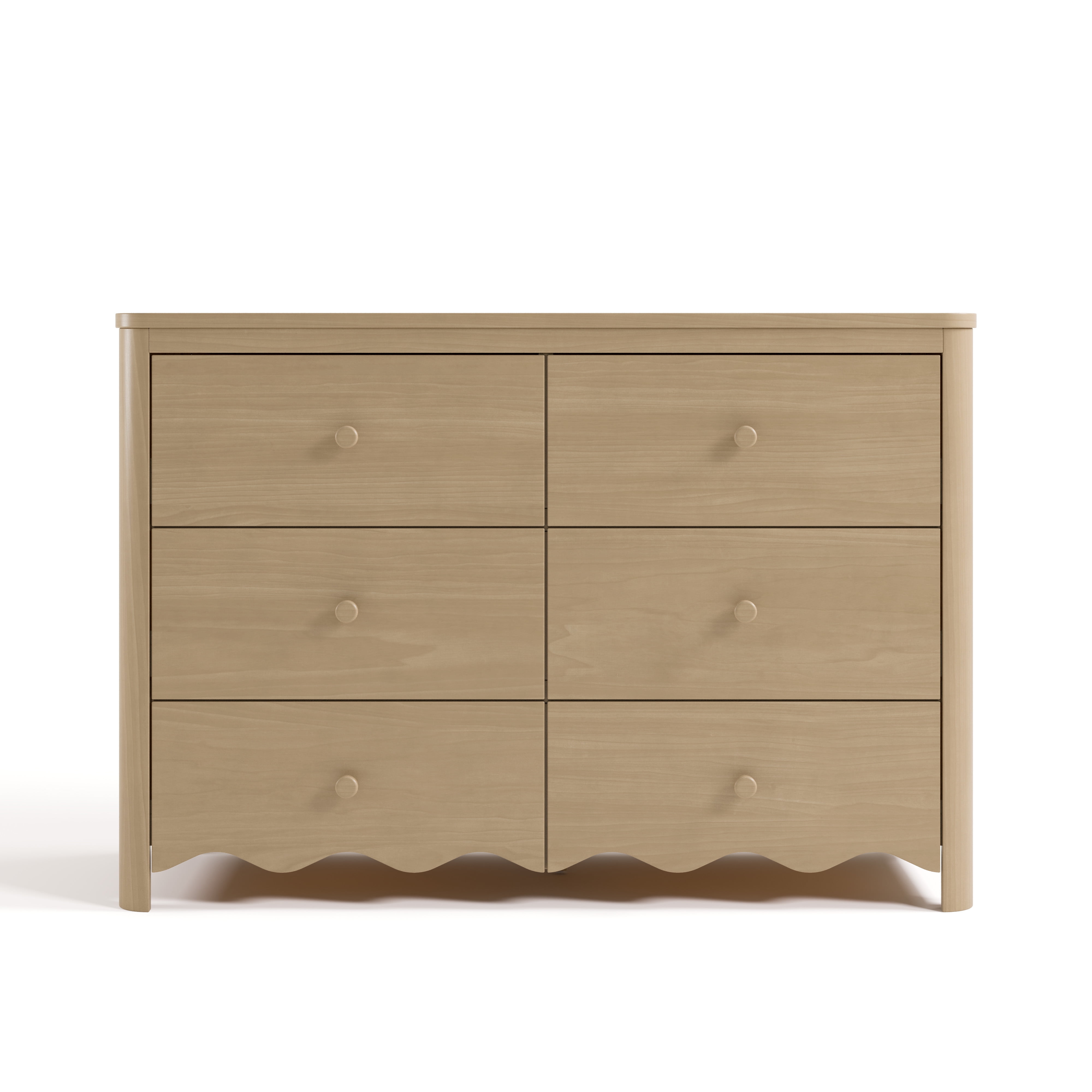 Art of Nursery by Storkcraft Casablanca 6 Drawer Nursery Dresser, Driftwood