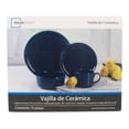 thumbnail image 1 of Vajilla Mainstays de Cerámica Diseño Liso 16 Piezas, 1 of 4