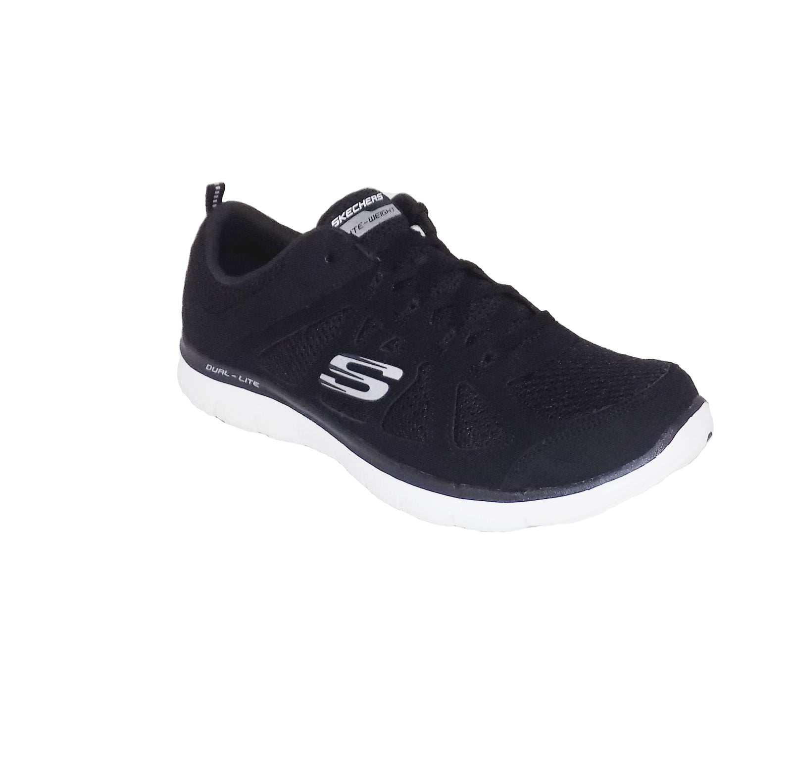 skechers flex appeal 2.0 black and white