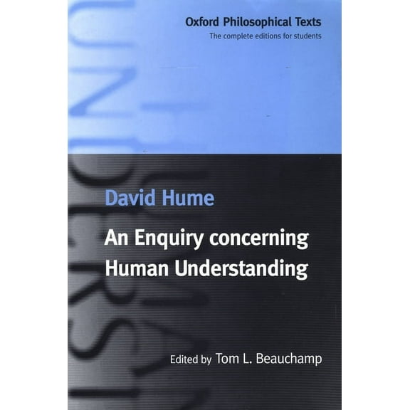 Oxford Philosophical Texts An Enquiry Concerning Human Understanding, (Paperback)
