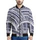 thumbnail image 3 of Chaqueta con cremallera maorí en blanco y negro para hombres y niños, sudadera de gran tamaño con estampado 3D, chaquetas bomber de manga larga para primavera y otoño, 3 of 5