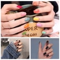 thumbnail image 4 of Fake Nails EBANKU, 32 colores, cortas, cuadradas, francesas, para mujer, 4 of 7