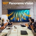 thumbnail image 6 of SPECSTAR Motorized Projector Screen with Remote, 16:9 84 Inch Auto Electric Projection Screen, HD 4K Movie Screen for Home Theater, Cinema, Office (73 x 41 Black), 6 of 9