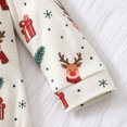 thumbnail image 7 of WUANDIXFA Baby Boy Christmas Outfit Long Sleeve Shirts Pants and Hat Holiday Party Cute Print Fall Winter Clothes,Green,9-12 Months, 7 of 7