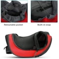 thumbnail image 3 of Portabebés para perros y gatos, bolsa de viaje de malla transpirable, segura, tamaño grande, manos libres, para exteriores, 3 of 5