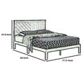 thumbnail image 3 of MUSEHOMEINC Solid Wood Platform Bed with Headboard, Rustic Pine Finish, King, 3 of 5
