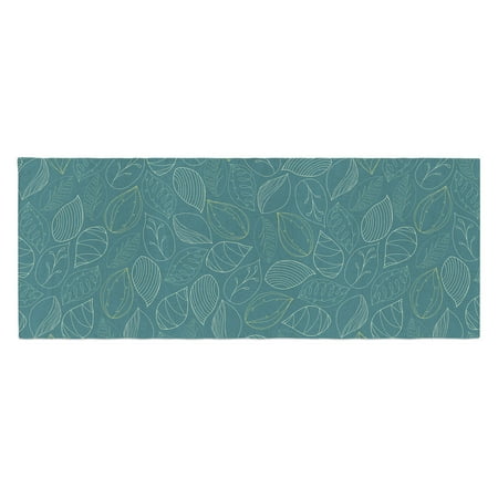 Emma Frances Autumn Leaves Bed Runner by Kess InHouse