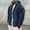 Navy, variant on Men's Fuzzy Sherpa Jacket Cardigan Fleece Plush Long Sleeve Zip Up Thermal Casual Winter Warm Coat Outwear Pockets Black S