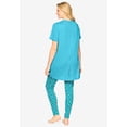thumbnail image 2 of Dreams & Co. Plus Size Graphic Tunic PJ Set, 2 of 6