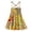 Light Yellow, variant on Toddler Girls' Dresses Ruched Strap Floral Princess Kid Clothes Skirt Flower Girl Dress