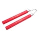 thumbnail image 4 of Nunchakus de espuma con cadena Fitness Nunchakus para artes marciales ( ) Negro Rojo, 4 of 8
