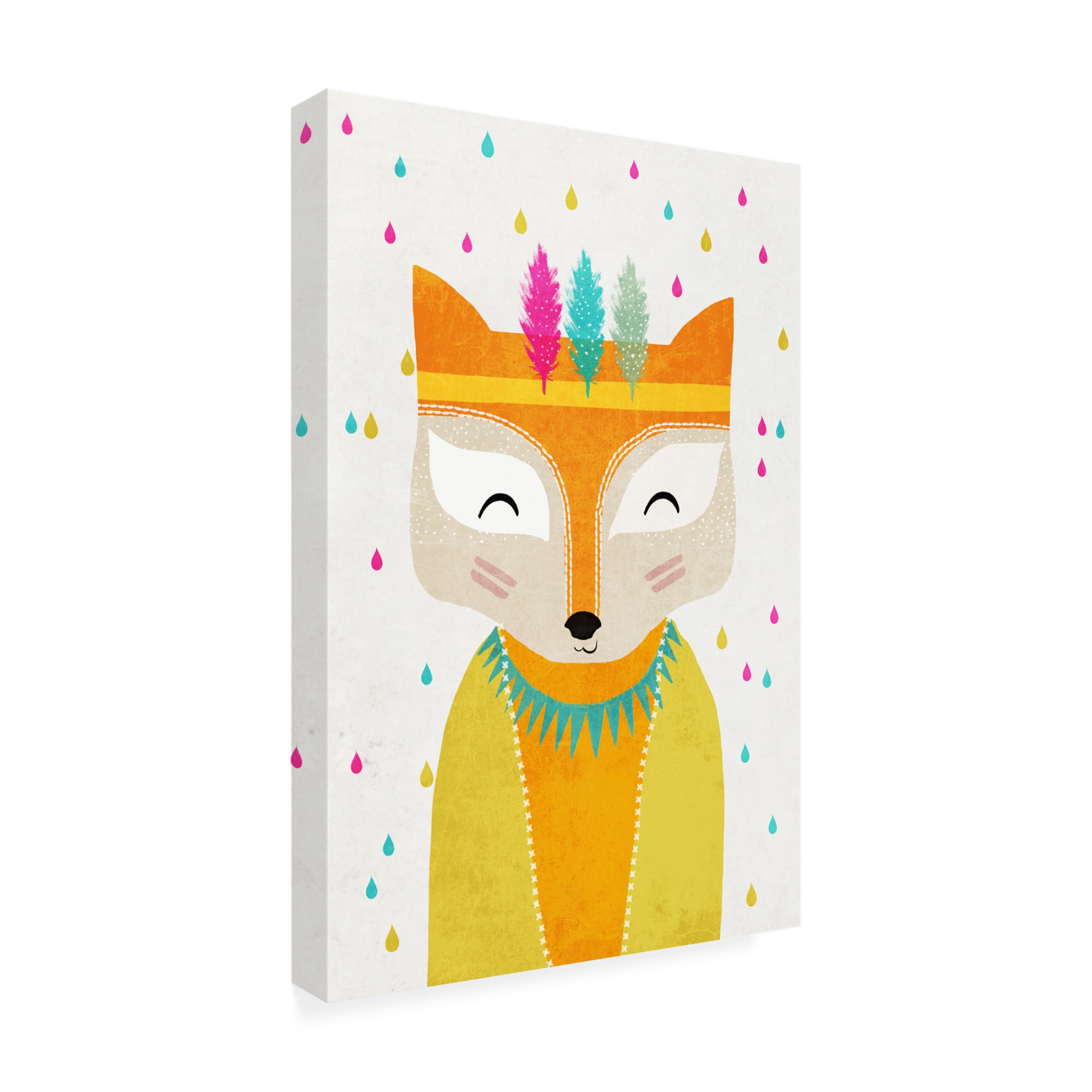 Canvas Wall Art - Treechild 'The Rainmaker' Wall Art for Living Room, Bedroom, or Office D?cor by Trademark Fine Art - 30 x 47 Inches