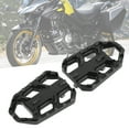 thumbnail image 4 of Foot Pegs, Antioxidation 2pcs/set Wide Footrest Rustproof Stylish Appearance High Strength  For Motorbike Black,, 4 of 8