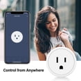 thumbnail image 3 of Afoxsos Smart Plug Bluetooth Wi-Fi Smart Outlet for Smart Home, Remote Control Lights and Devices, ETL Certified, White, 4-Pack, 3 of 6