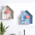 thumbnail image 2 of GROWTH TANK Shabby Chic Display Wall Shelf Corner Book Shelf Bookcase Entryway Rack Mail Box White, 2 of 4