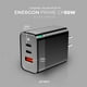 thumbnail image 2 of Turbo Cargador Acteck ENERGON PRIME CP665 USB-C Negro AC-935579, 2 of 6