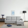 thumbnail image 3 of A&D Home Rachel Sectional Sofa, Gray, 3 of 10