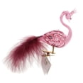 thumbnail image 2 of Golden Bell Collection IRIDESCENT MAUVE PEACOCK Ornament Clip On Bra050, 2 of 2