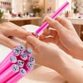thumbnail image 5 of Plastic Nail Art Stamp Pen Set Nail Art Tool with Different Patterns with Silicone Handle Medium Violet Red 100x10mm 10pcs/set, 5 of 7