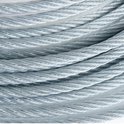 Groove Industrial 1/4" Galvanized Aircraft Cable Steel Wire Rope 7X19 (300 Feet)