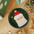 thumbnail image 4 of Puntoco Liquidación De Adornos Decorativos Navideños Alfombra Navideña Para Sala De Estar Alfombra De Piso Con Copos De Nieve Y Árbol De Navidad De Papá Noel Manta De Noche Para Dormitorio De Fácil Ma, 4 of 6