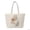 Beige Floral Line Art, variant on Vintage Cat Patchwork Quilted Tote Bag for Women Large Capacity Multi-Pocket Zipper Closure Shoulder Handbag for Work School Travel Daily Use 1 Pc