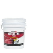 White, Zinsser Mold Killing Flat Primer-5 Gallon, 1 Per Pack