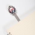 thumbnail image 2 of Valentine's Day Vintage Silver Lace-Edged Bookmark: a Gift for Readers and Book Lovers, 2 of 5