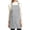 Gray, variant on Fiykzur Aprons for Women with Pockets Plus Size Comfort Cross Back No Tie Cotton Linen Apron Pinafore