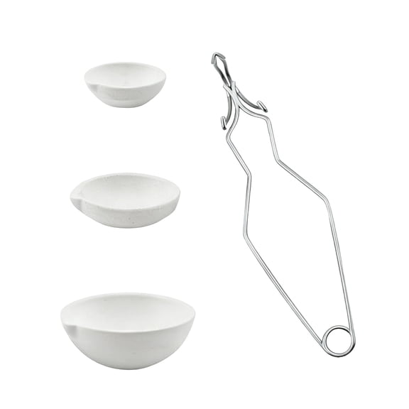 YIEMEEN Quartz Crucible for Melting Gold Silver Copper Aluminum Metal Casting and Lab Use