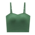 thumbnail image 2 of Diufon Camisole with Built in Bra for Women Adjustable Strap V Neck Crop Tank Tops Summer Casual Backless Vest, 2 of 4