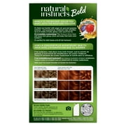 Clairol Natural Instincts Bold Hair Dye, Permanent Hair Color, C64 Copper Sunset, 1 Application