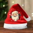 thumbnail image 2 of Christmas Hats For Kids Santa Hat Kids Unisex Warm Comfort Winter Party Favors Comfort Holiday Hat, 2 of 3