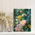 thumbnail image 2 of Vibrant Botanical Floral Butterfly Canvas Painting Wall Art for Living Room Bedroom Office Hotel Lobby Dining Room Decor, 2 of 8
