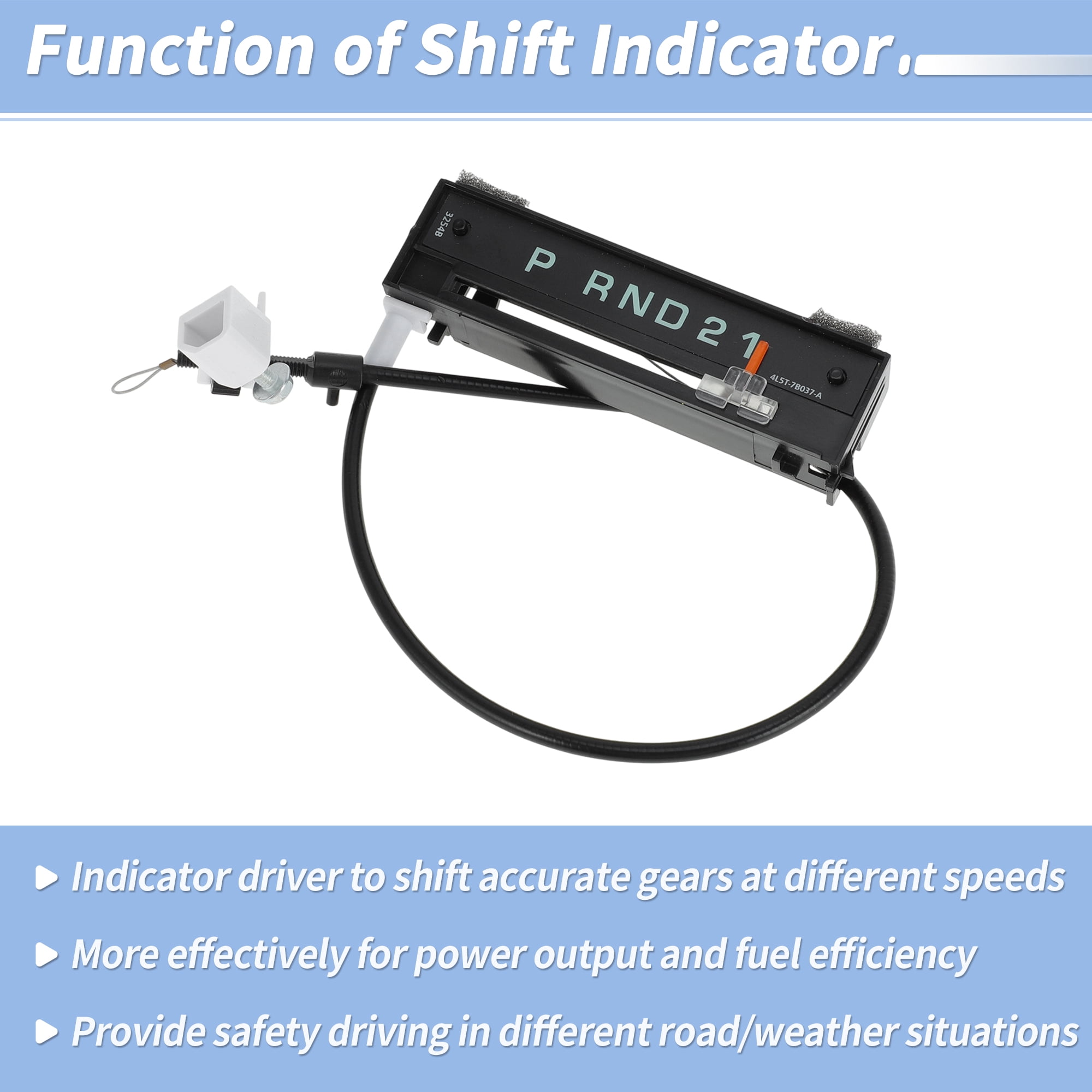 Unique Bargains Gear Shift Indicator Assembly for Ford for Ranger 2004-2011 2.3L 3.0L