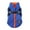 Blue_01#716, variant on Dog Winter Jacket with Built-in Harness, Waterproof Warm Padded Vest, Adjustable Zipper Coat for Small and Medium Dogs ,Black L