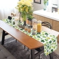 thumbnail image 3 of JOOCAR St. Patrick's Day Table Runner, Light Green Small Clover 13x72 Inch Table Runner, Suitable for St. Patrick's Day Kitchen Dining Table Table Holiday Decoration, 3 of 5