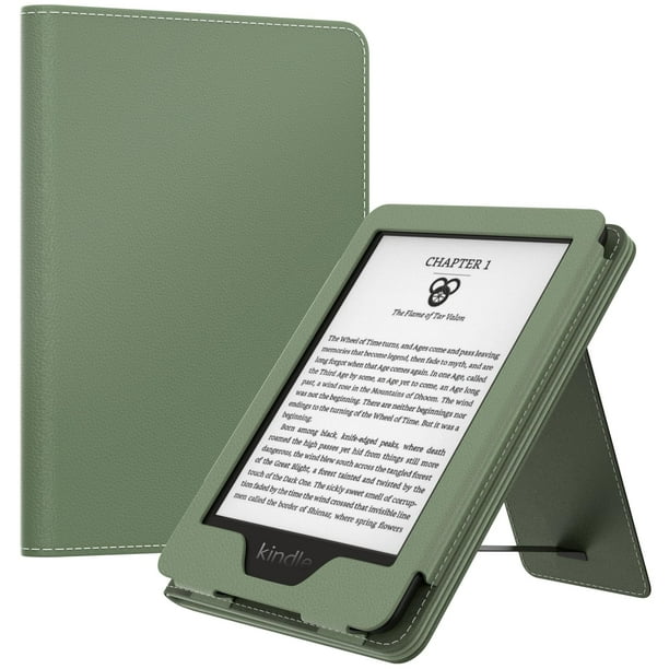 Funda de poliuretano ultraligera MoKo para Kindle 6 2024 Celadon