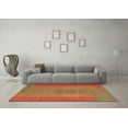 thumbnail image 3 of Ahgly Company Indoor Square Abstract Brown Contemporary Area Rugs, 4' Square, 3 of 4